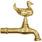 Boutté - robinet de jardin animal canard m15x21 nez mâle 20x27 livré avec rosace Boutté - robinet de jardin animal canard m15x21 nez mâle 20x27 livré avec rosace