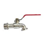 Boutte - robinet de puisage 1 / 4 tour - entr�e 15x21 - sortie 20x27