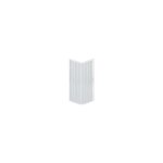 Pinto - cabine de douche d'angle 'luna' 1 porte extensible en pvc - cm. 80 / 90x80 / 90x185h