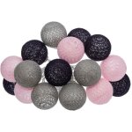 Guirlande led � piles 16 boules atmosphera cr�ateur d'int�rieur