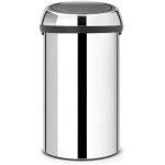 Brabantia poubelle 60 l brillant steel - touch bin