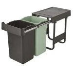 Brabantia poubelle encastrable 2 x 15 l - sort & go built - in Brabantia poubelle encastrable 2 x 15 l - sort & go built - in