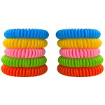 Bracelet citronnelle (10 pices) - venteo - rsiste  l'eau - pack de 10 bracelets pour adultes et enfants ...