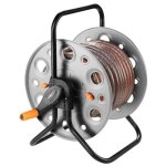 Bradas - support pour tuyau d'arrosage neo tools 15 - 790 structure mtallique, jusqu' 100 m de tuyau ...