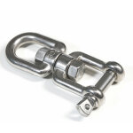 No brand - amanka �merillon avec manille de levage ouverture � vis 10x125mm en acier inox pour accrocher ...