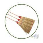 No brand - balai paille de riz bois 150 cm, manche bois