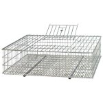 No brand - cage mtallique pour transport de lapins 73x52x20 cm rsistante empilable idale pour les ...