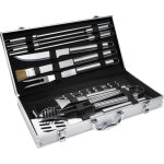 Ensemble couverts  barbecue coffret robuste en aluminium inclus acier inoxydable
