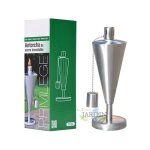 Torche de jardin en acier inox 27 cm - durent toute la nuit Torche de jardin en acier inox 27 cm - durent toute la nuit