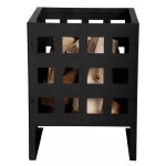 Esschert design - brasero carr� en m�tal design intemporel et performant