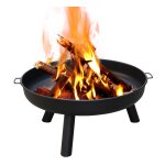 Einfeben - brasero de jardin bol de feu 80 cm fond en dentelle pieds anti - rouille barbecue fire pit ... Einfeben - brasero de jardin bol de feu 80 cm fond en dentelle pieds anti - rouille barbecue fire pit ...