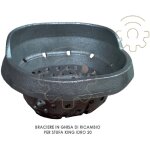 King - brasero de rechange en fonte pour poa le a granula s idro 20, dimensions 14x17x10 cm