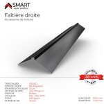 Bravo the smart solution - faîtière droite - bac acier - tôle de couverture - toiture - h12 noire ral ... Bravo the smart solution - faîtière droite - bac acier - tôle de couverture - toiture - h12 noire ral ...