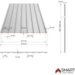 Bravo the smart solution - tle bac acier - bardage - plaque h12 coloris apple tree printech dimensions ...
