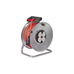 Enrouleur de cble silver - xl avec 4 prises de courant 40m - h07rn - f 3g2, 5