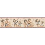 Bricoflor - frise murale enfant beige | frise papier peint chambre bb motif petit ours | frise tapisserie ...