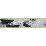 Bricoflor - frise murale zen nature verte | frise papier peint � motif pierre | frise tapisserie japonais ...