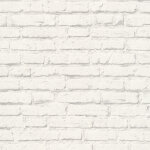 Bricoflor - papiers peints blancs intiss�s modernes pour chambre et salon | papier peint brique blanche ...