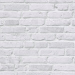 Bricoflor - papiers peints modernes effet pierre pour bureau | papier peint intiss� briques blanches ...