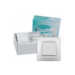 Lot de 6 interrupteurs va et vient monobloc � vis