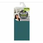 Bricoline - drap housse uni 57 fils lina - 200x180cm - p�trole