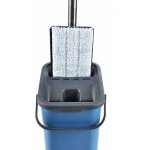 Bricoline - set de nettoyage avec mop et seau compact en plastique - bleu et gris - 2l - livraison gratuite ... Bricoline - set de nettoyage avec mop et seau compact en plastique - bleu et gris - 2l - livraison gratuite ...