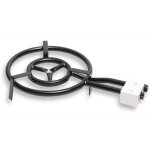 Briebe - mod500 brleur  gaz, double anneau  paella 50cm pour poles  paella de 42  70 cm  noir