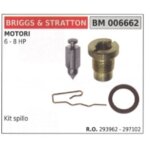 Briggs&stratton kit aiguille carburateur motoculteur 6 - 8 cv 293962 - 297102