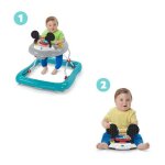 Bright starts - trotteur bébé disney baby mickey - lumineux et musical - 61 x 69 x 63 cm - multicolore ... Bright starts - trotteur bébé disney baby mickey - lumineux et musical - 61 x 69 x 63 cm - multicolore ...