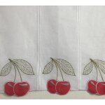 Brise bise brod� griottes rouge 45x45 cm