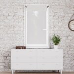Brise bise en coton 60x120 cm romance, par soleil d'ocre Brise bise en coton 60x120 cm romance, par soleil d'ocre