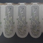 Brise bise � feuillages vert 30x120 cm