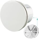 Airope - brise - c - 100 mm ventilateur, vmc, extracteur d'air avec clapet anti - retour , faible consommation ...