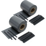 Brise - vue en rouleau ? anthracite ? 70 m x 19 cm ? en pvc 650 g / m� ? avec 40 clips ? protection visuelle ...