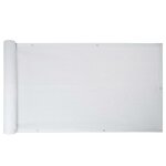 Estexo - brise vue jardin balcon en pehd 6 m blanc / 75x600cm