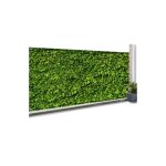 Idmarket - brise vue occultant 1 x 10 m imprim� feuillage 160 gr / m�