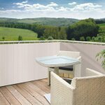 Windhager - brise vue occultant blanc de 0, 9 x 5 m�tres