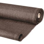 Idmarket - brise vue renforc� 1, 8 x 10 m taupe 220 gr / m� luxe pro