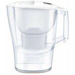 Brita aluna carafe filtrante blanc et transparent 2, 4l