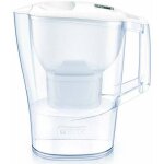 Brita - carafes - carafe filtrante aluna cool memo, volume 2, 4 l, 3x filtre maxtra pro, blanc 1053054 ...