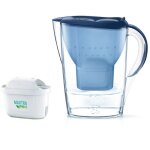 Brita - carafe filtrante bleue marella avec 2 filtres maxtra pro 2, 4 l 1051131