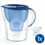 Brita - carafe filtrante marella xl avec 1 cartouche maxtra pro 1051122 bleu