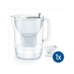 Brita - carafe filtrante style xl grise - capacité 3, 6l dont 2, 3l d'eau filtrée - 1 cartouche maxtra ... Brita - carafe filtrante style xl grise - capacité 3, 6l dont 2, 3l d'eau filtrée - 1 cartouche maxtra ...