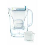 Brita - style carafe filtrante bleue 2, 4 l - inclus 3 filtres maxtra pro - s'adapte � la porte du r�frig�rate ...