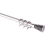 Brixo barre � rideau etruria argent vortice 71 - 122