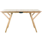 Table pliante en bois naturel cm. 70x140xh72