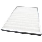 Filtre g4 pliss� cadre galva - paisseur : 48 mm - dimensions : 625 x 500 mm