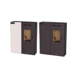 Bronpi - po�le � granul�s extra - plat minerva slim 2. 9 � 6. 2 kw noir