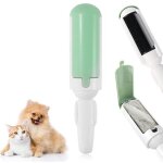 Brosse anti poils animaux chat chien, rouleau poils animaux, brosse ramasse enl�ve poils r�utilisable ...
