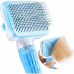 Brosse chiens chats, autonettoyante brosse poils morts pour chat chien, enlèvement efficace jusqu'à 95% ... Brosse chiens chats, autonettoyante brosse poils morts pour chat chien, enlèvement efficace jusqu'à 95% ...